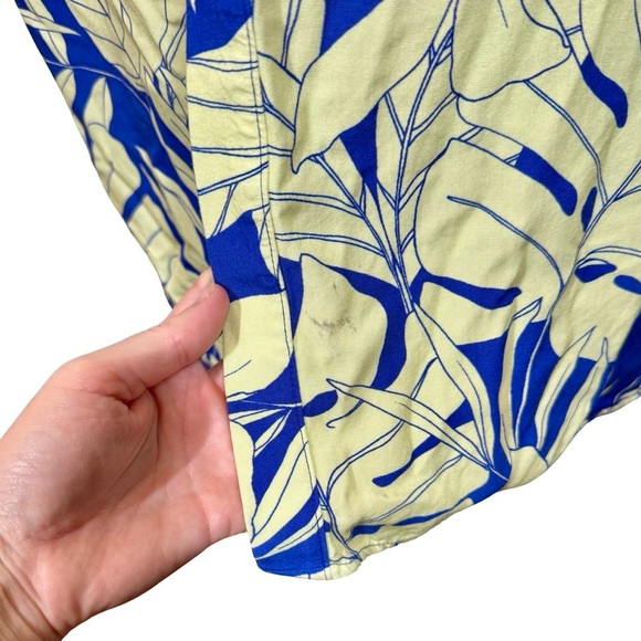 Maaji Wildest Dreams Tropical Plunge Open Back Button Front Maxi Dress Cover Up - Picture 16 of 16